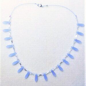 Blue Dagger Necklace